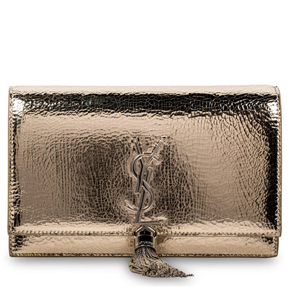 Saint Laurent Metallic Kate Tassel Bag