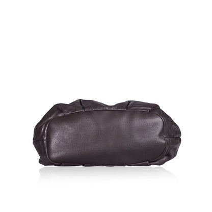 Prada Bruciato Cervo Leather Bauletto