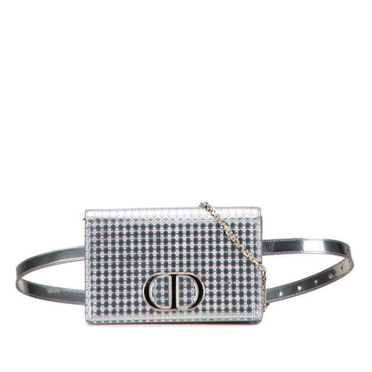 Dior 30 Montaigne CD Logo Leather 2way Shoulder Bag Waist Bag