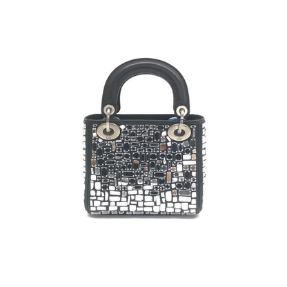Dior Lady Dior Mosaic Embroidered Smooth Calfskin 2way Bag