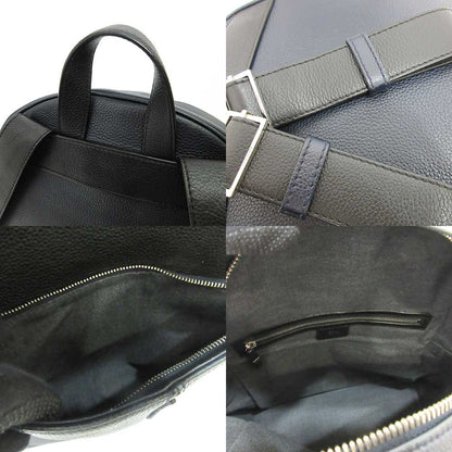 Dior Homme Leather Backpack Dark Navy