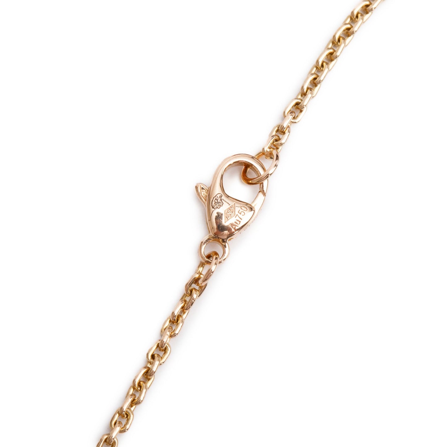 Louis Vuitton 18k Rose, Yellow & White Gold Diamond Idylle Blossom XL 3 Golds Necklace w/ Box