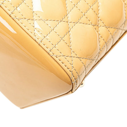 Dior Lady Dior Cannage Patent Leather 2way Bag
