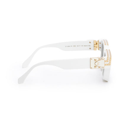 Louis Vuitton Z1166W White Acetate 1.1 Millionaires Sunglasses w/ Case
