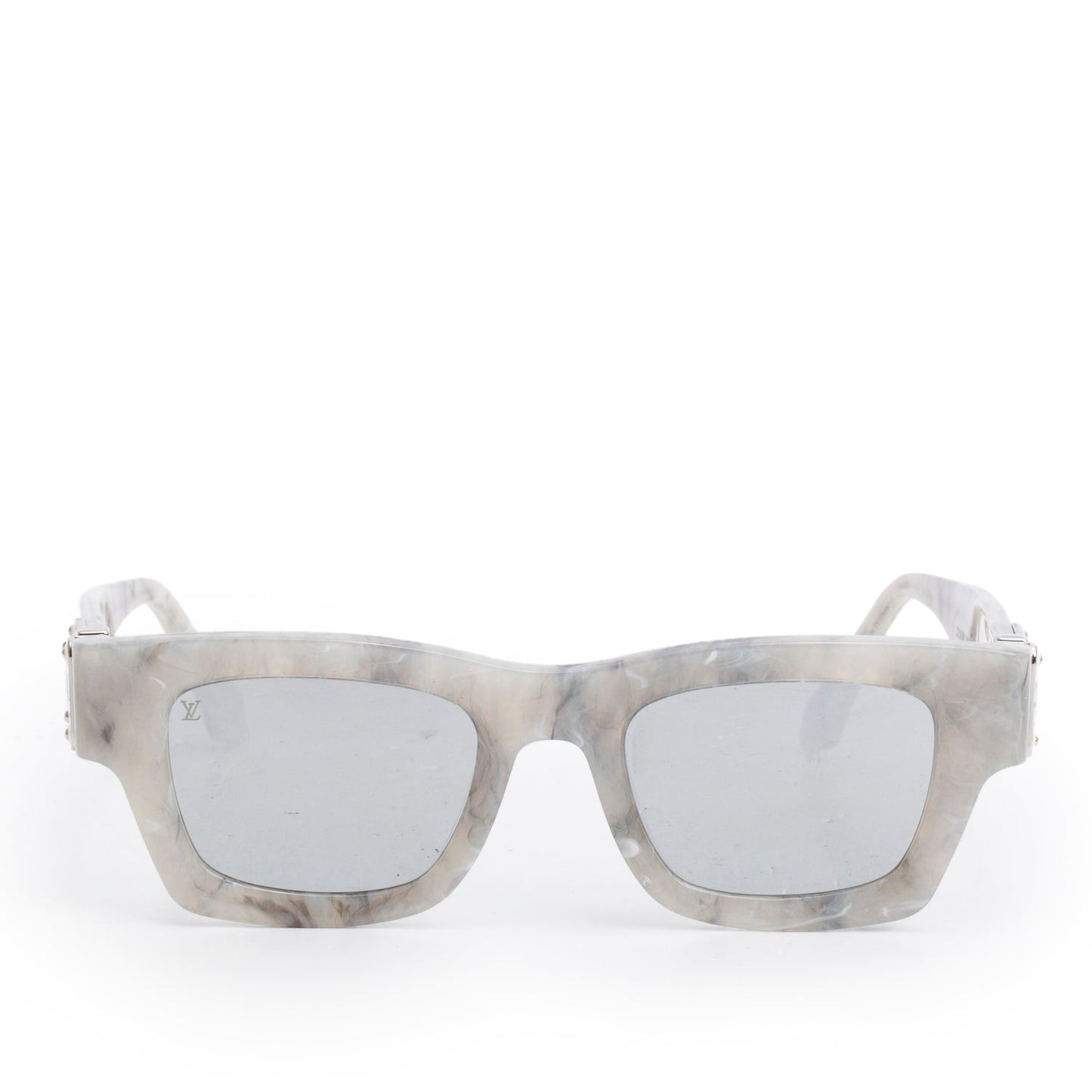 Louis Vuitton Z1245W Marble Grey Acetate Charleston Square Sunglasses w/ Box & Case