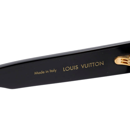 Louis Vuitton 2024 Z1496W Black Acetate LV Escape Square Sunglasses w/ Box & Case