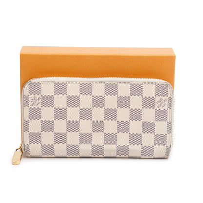 Louis Vuitton Damier Azur Zippy Wallet w/ Box