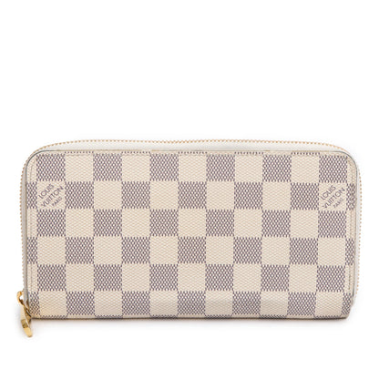 Louis Vuitton Damier Azur Zippy Wallet w/ Box