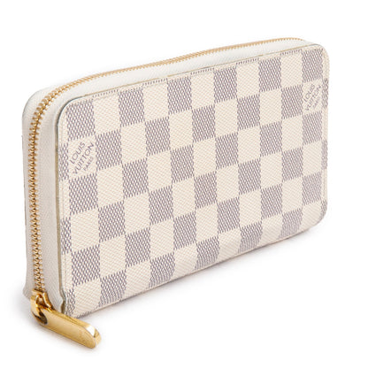Louis Vuitton Damier Azur Zippy Wallet w/ Box