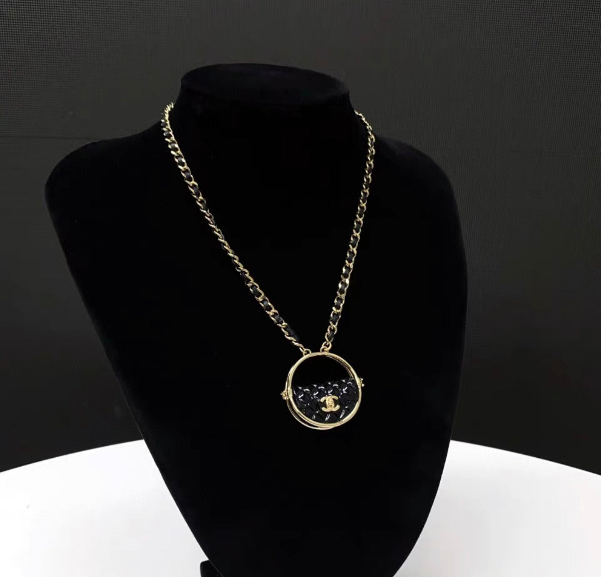 Chanel 23C Hula Hoop Bag Necklace