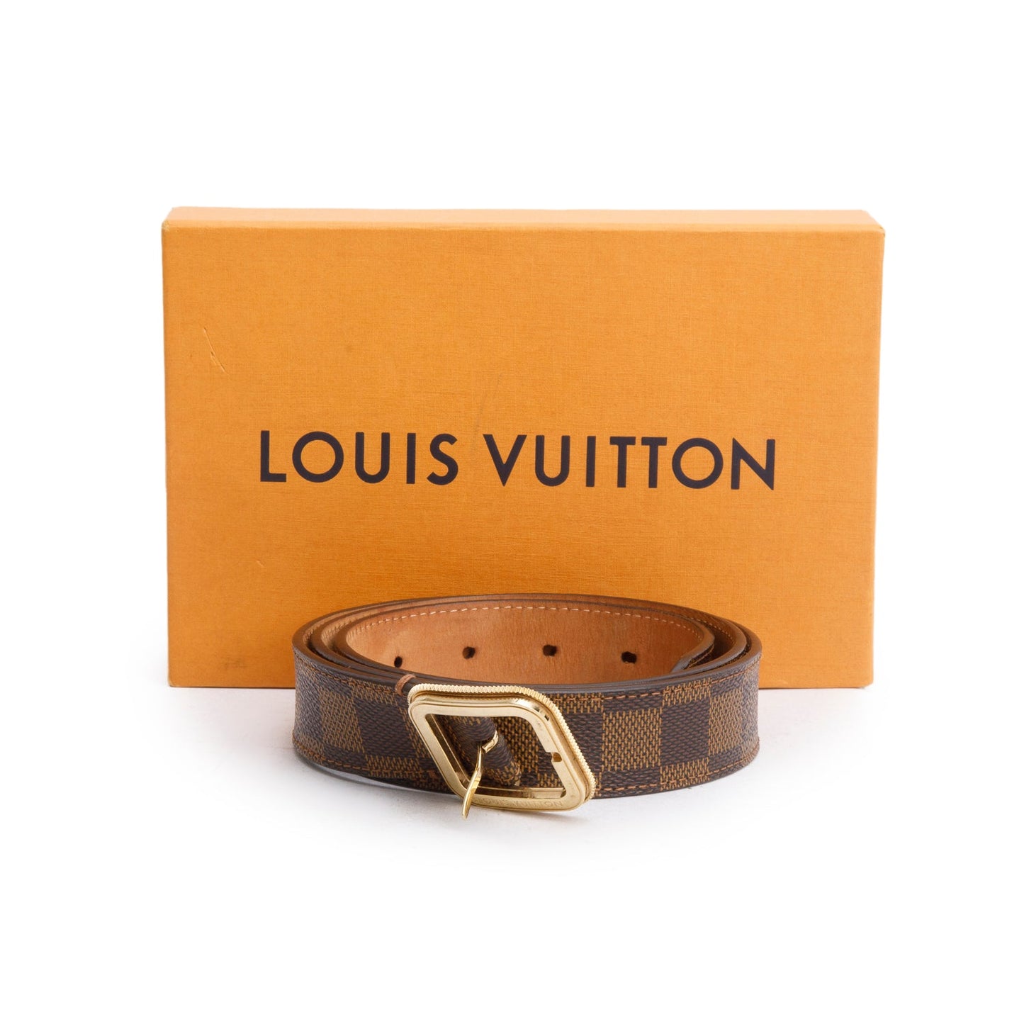 Louis Vuitton Damier Ebene Tresor 90 36 Belt w/ Box