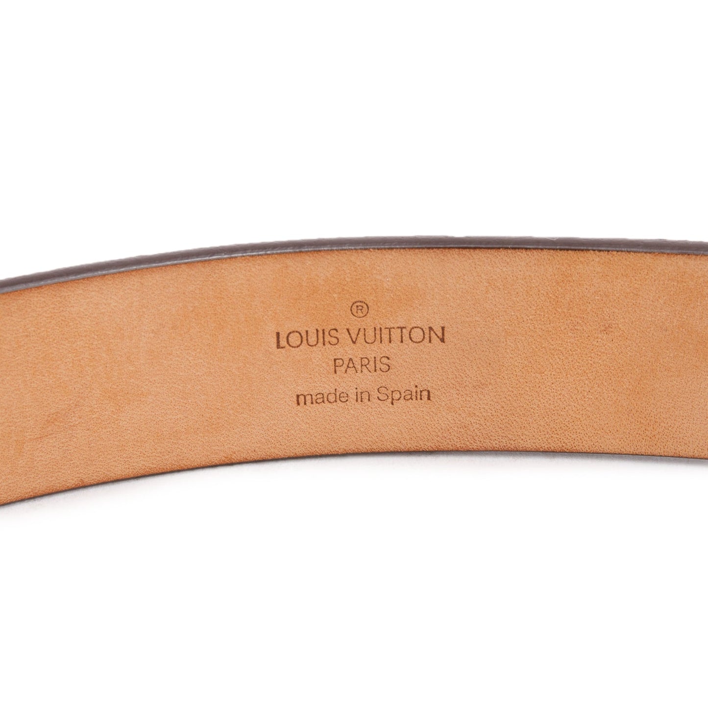 Louis Vuitton Damier Ebene Canvas Ceinture 30 MM Belt w/ Box