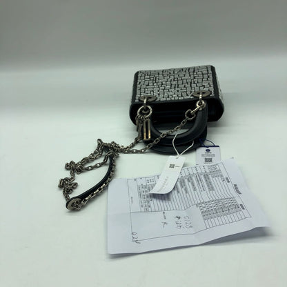 Dior Lady Dior Mosaic Embroidered Smooth Calfskin 2way Bag