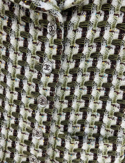 Chanel 23A wool tweed jacked size 36