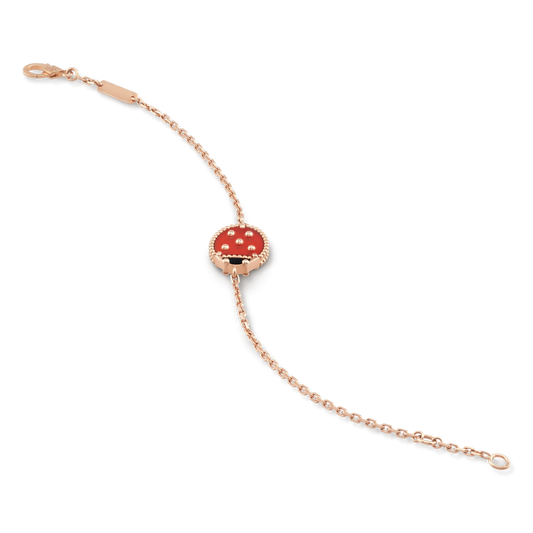 VAN CLEEF & ARPELS Lucky Spring bracelet, closed wings ladybug