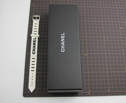 Chanel Vintage 99P Rubber Pink with Peach Wording Bracelet