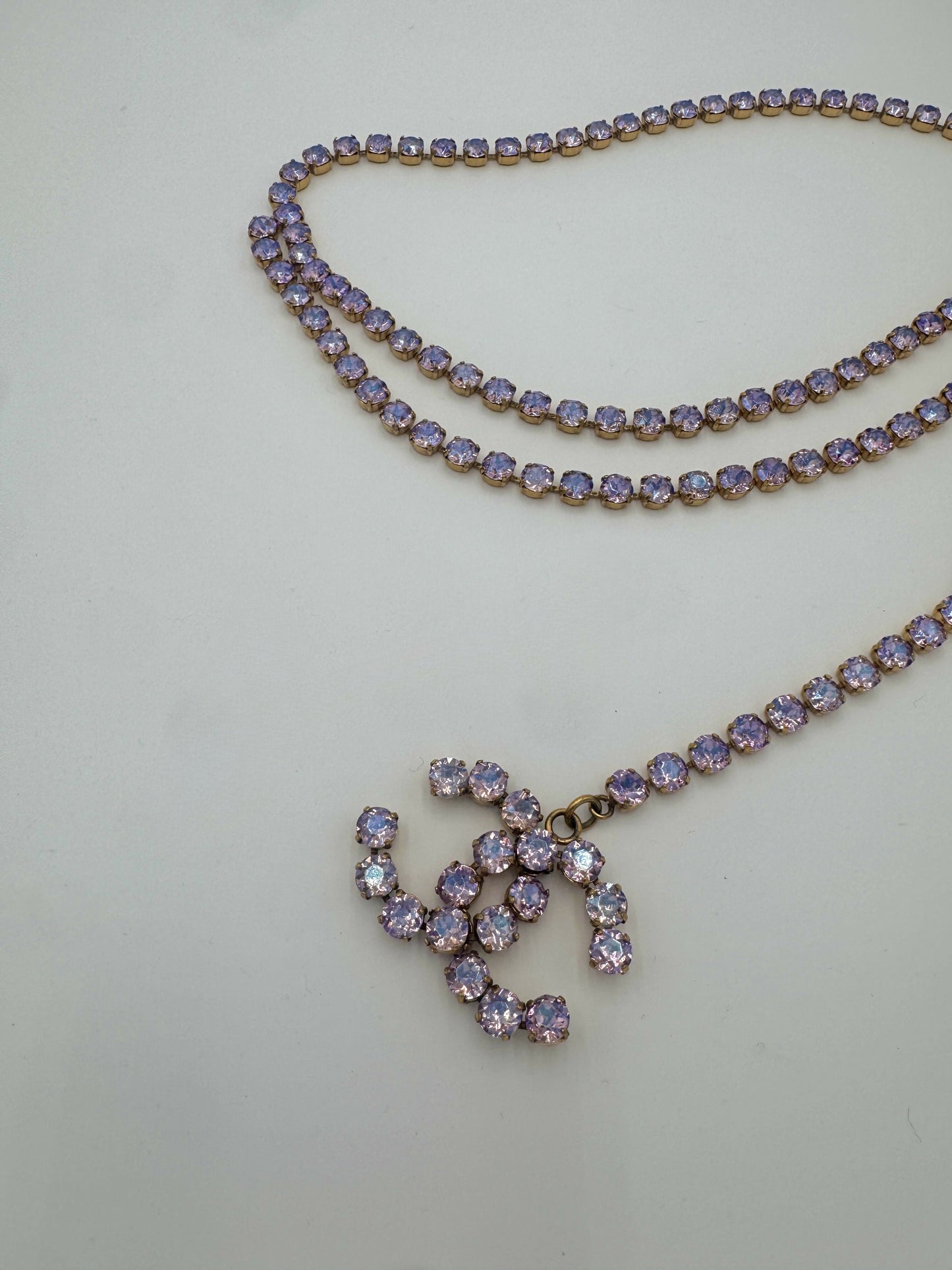 Chanel 1995 Vintage Barbie Purple Dangle Belt