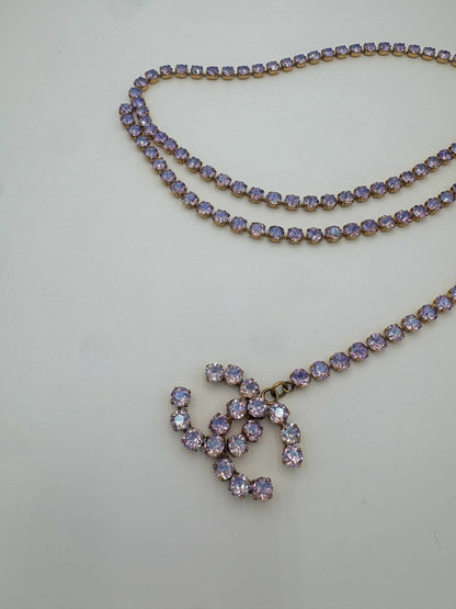 Chanel 1995 Vintage Barbie Purple Dangle Belt