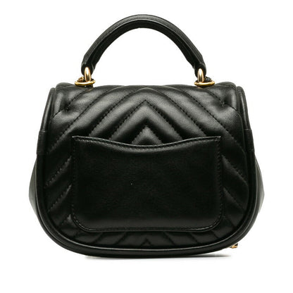 Chanel Coco Mark V Stitch Leather 2way Shoulder Bag