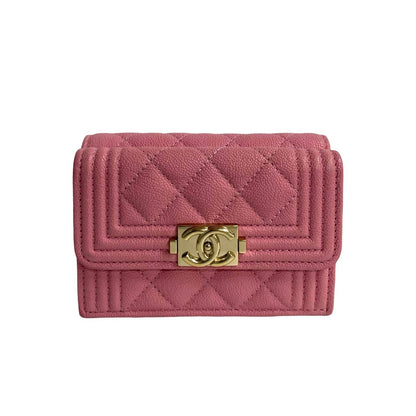 Chanel Boy Chanel Caviar Wallet