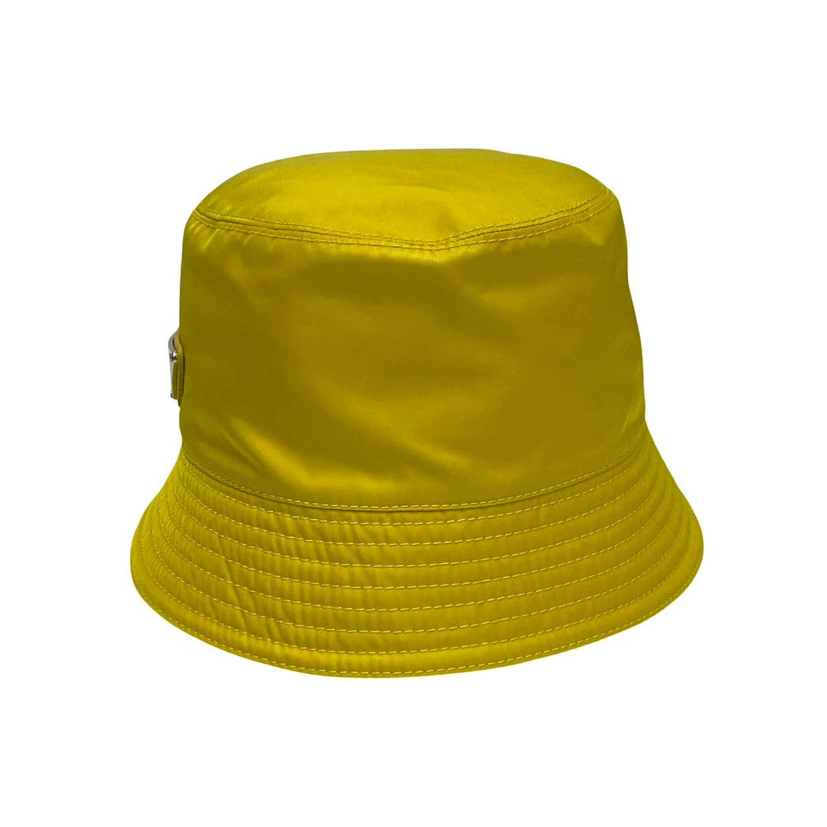Prada Re-Nylon Triangle Logo Nylon Bucket Hat