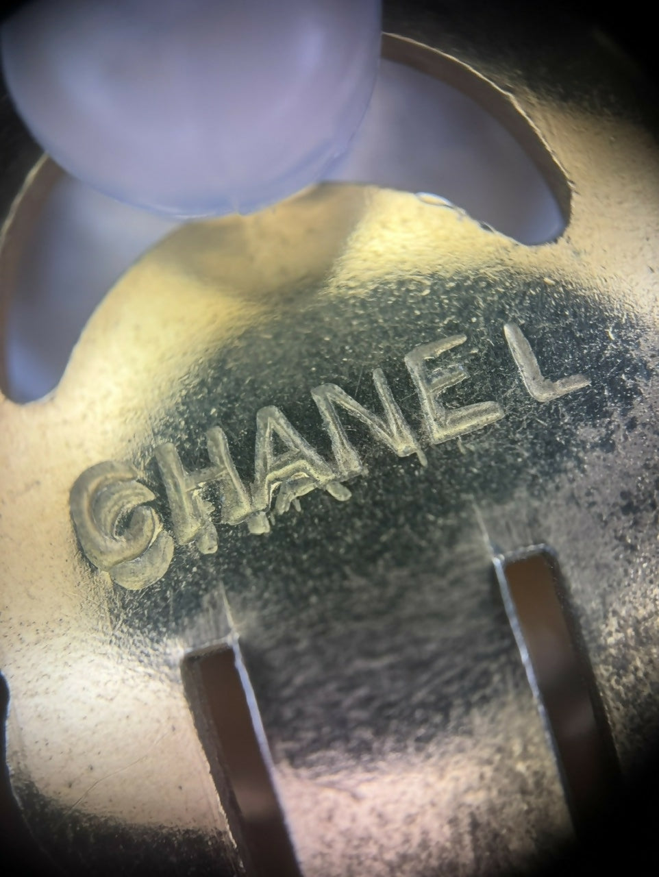 Chanel Vintage 1954-71 Gold-Plated Large Hoop Clip-on Earrings