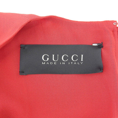 Gucci Asymmetric Pleats Silk Dress
