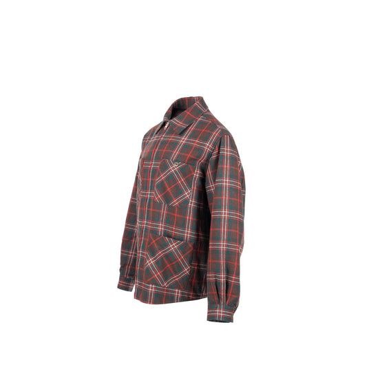 GUCCI Size 46 Men�s Checked Wool Jacket Multicolour