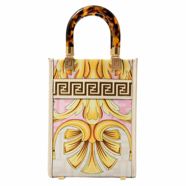 Fendi FENDACE Sunshine Shopper Leather 2way bag