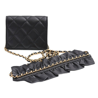 Chanel AP1895 Lambskin Chain Card Case