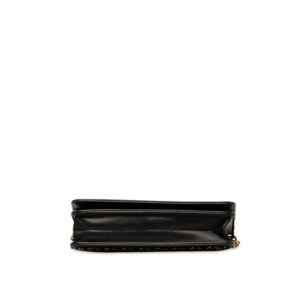 Chanel Coco Mark Matelasse Lambskin Chain Wallet