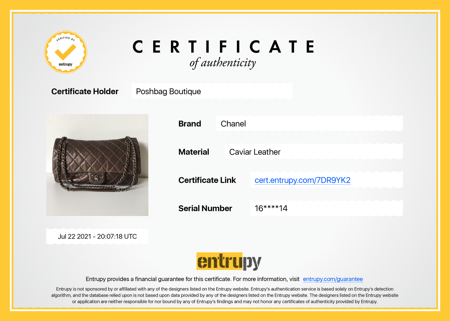 Chanel Easy Flap Jumbo Caviar Leather Shoulder Bag