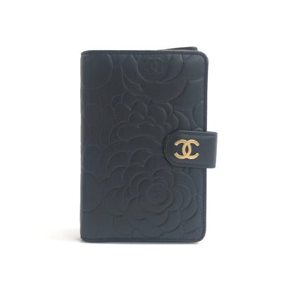 Chanel Camellia Lambskin Wallet