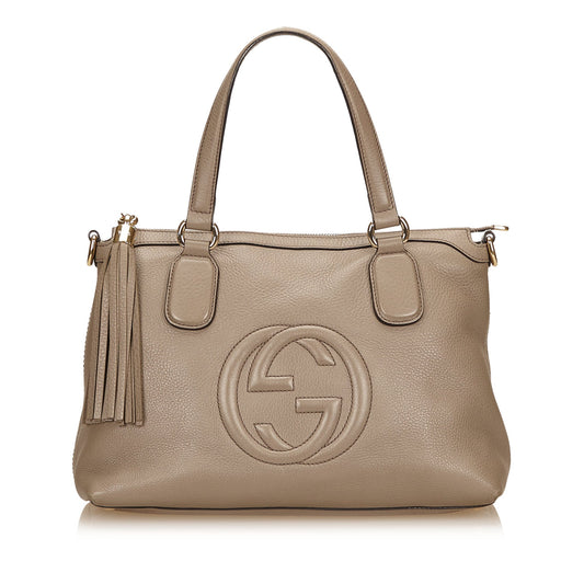 Gucci Soho Convertible Leather Tassel Bag