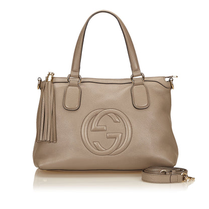 Gucci Soho Convertible Leather Tassel Bag