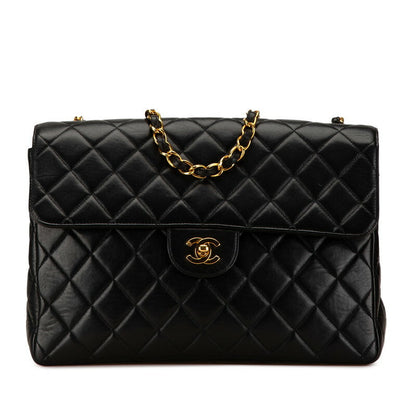 Chanel Matelasse Coco Mark Lambskin Shoulder Bag
