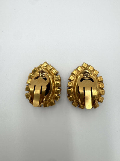 Chanel 1995 Vintage Barbie Earrings Ruby