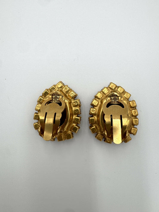 Chanel 1995 Vintage Barbie Earrings Ruby