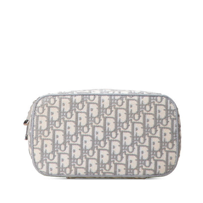 Dior Travel Vanity Oblique Canvas Handbag