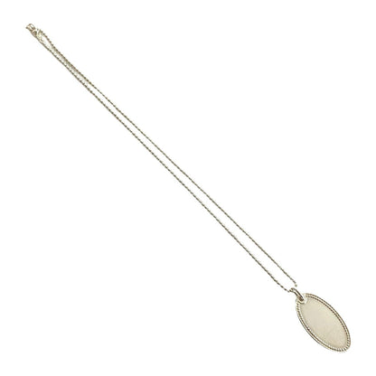 Gucci Oval Tag Silver 925 Necklace