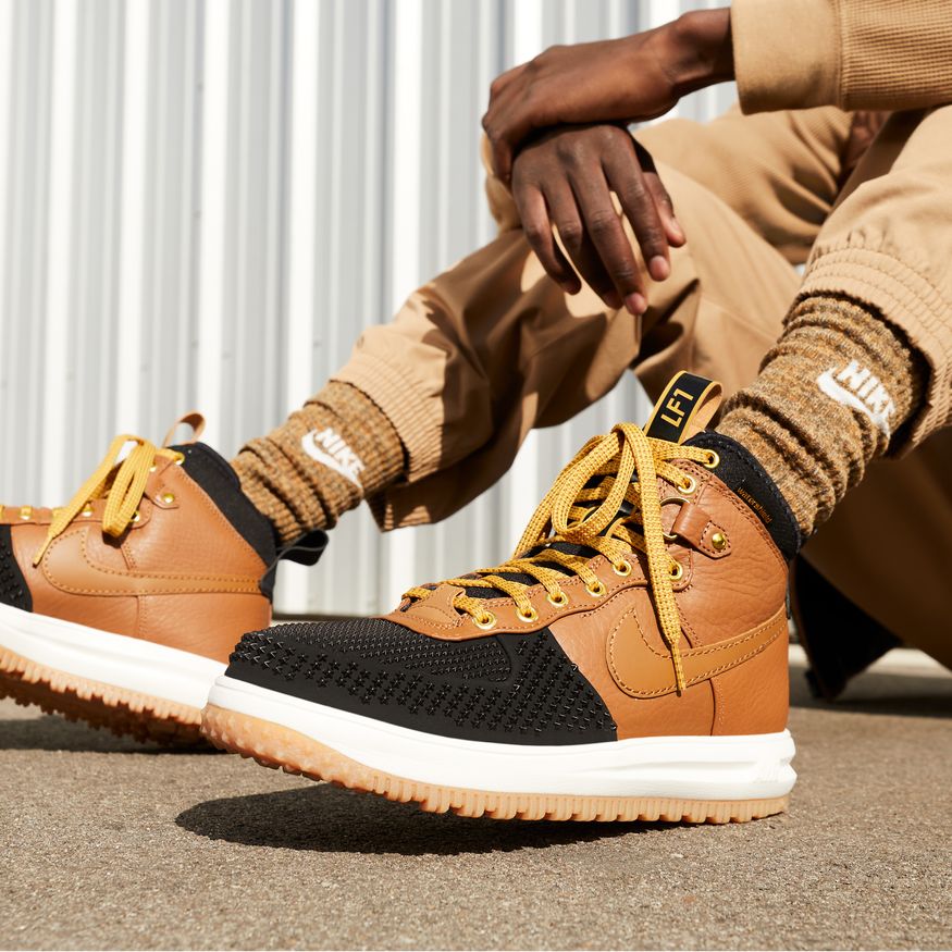 Men's Nike Lunar Force 1  Duckboot "Ale Brown Black"