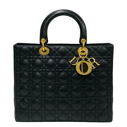 Christian Dior Lady Dior Leather Handbag