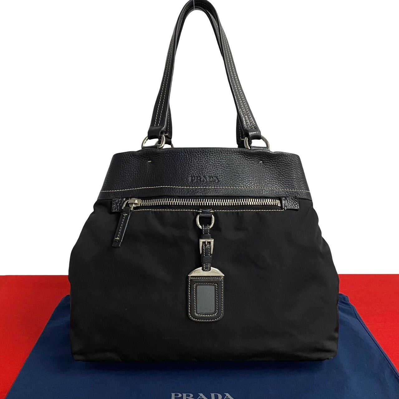 Prada Official Name Leather 2way bag
