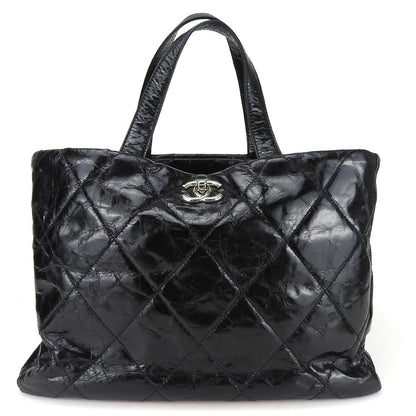 Chanel Portobello Leather Tweed 2way Tote Bag