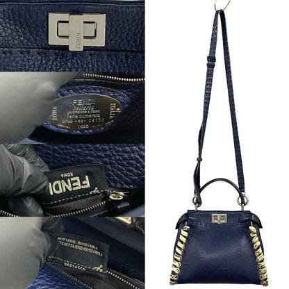 Fendi Peekaboo Mini Python 2way Bag