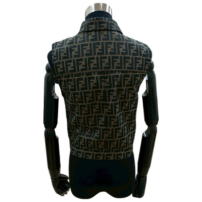 Fendi FF Logo Polyester Cotton Vest