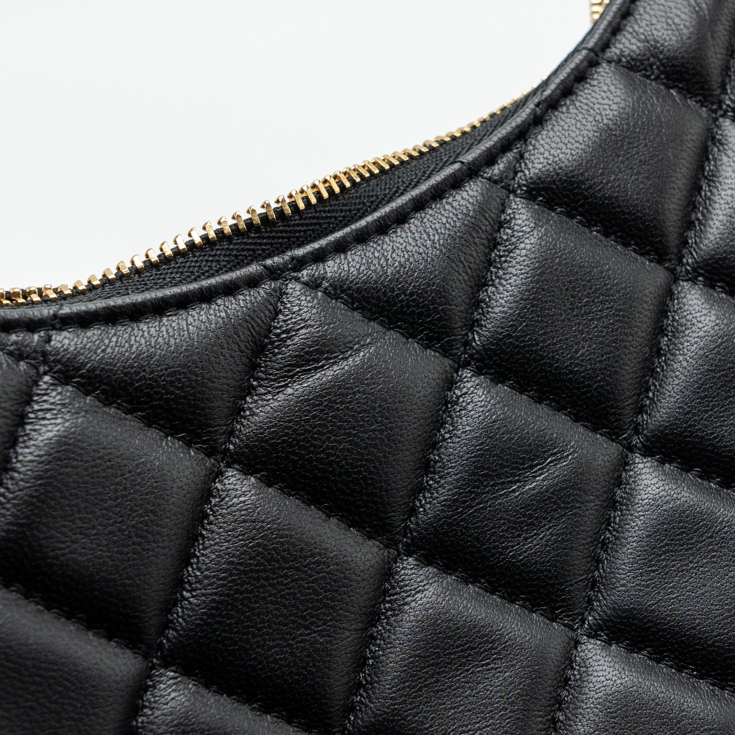 Chanel Small Moon Hobo Bag Lambskin Black L (Microchip)