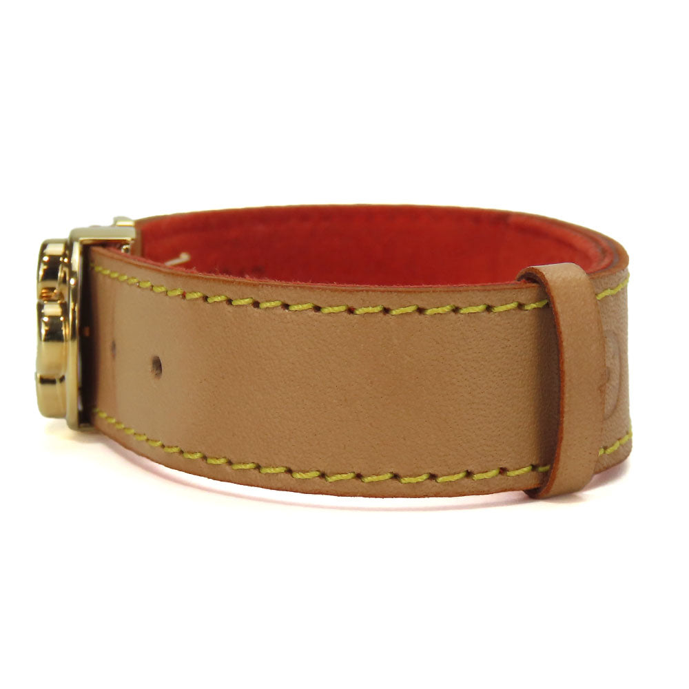 Louis Vuitton Leather Metal Bracelet M64448