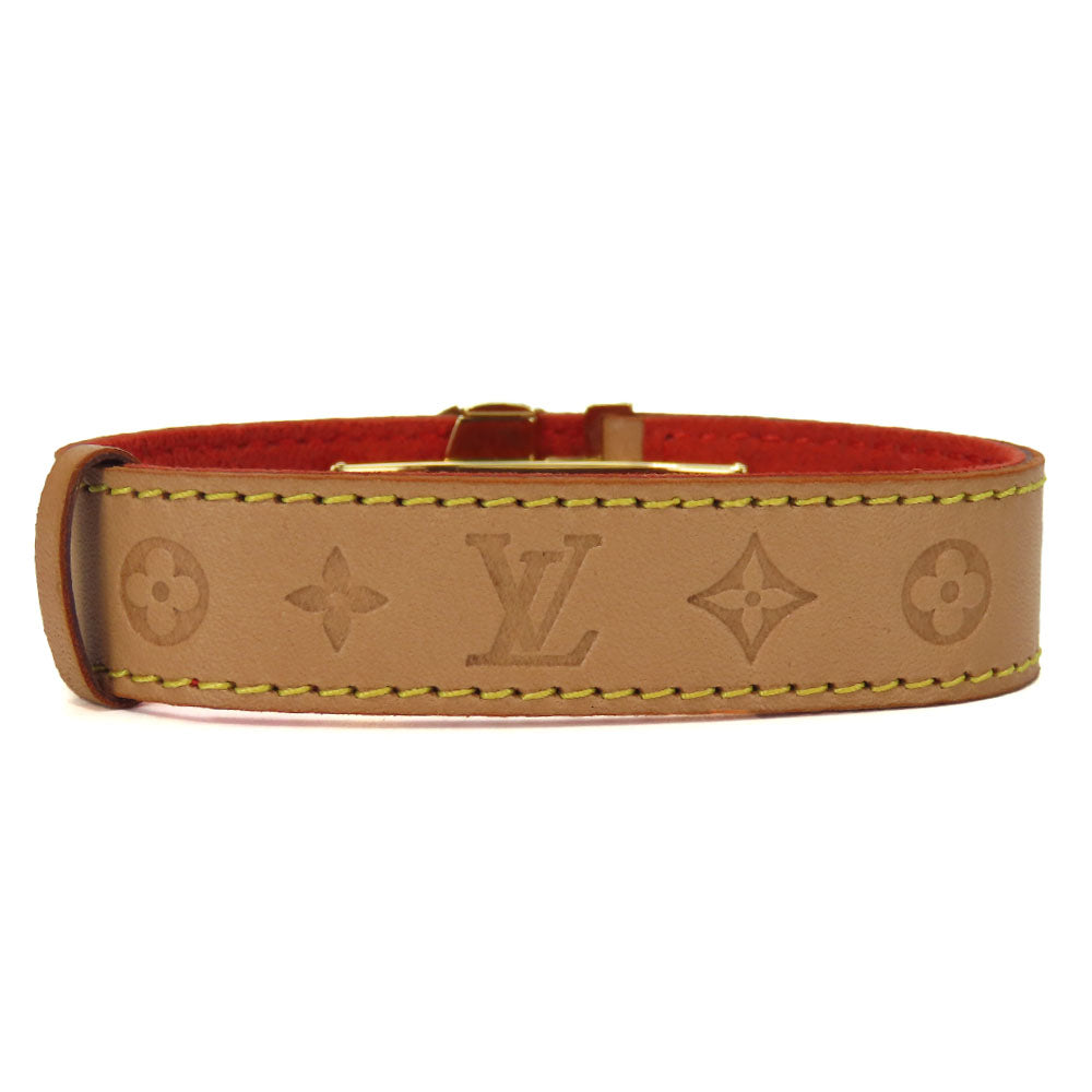 Louis Vuitton Leather Metal Bracelet M64448