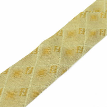 Fendi Zucca Pattern Silk Tie